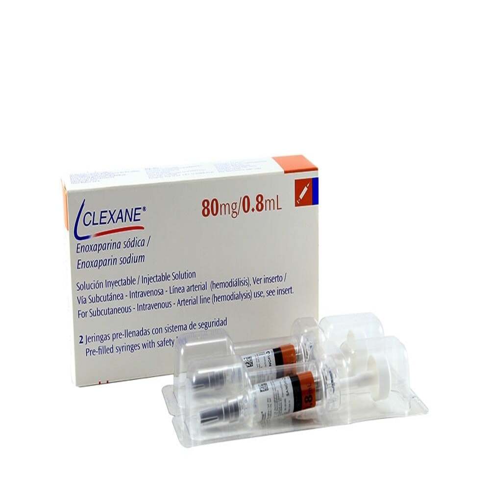 CLEXANE 80 MG SOLUCION INYECTABLE X 1 JERINGA PRELLENADA